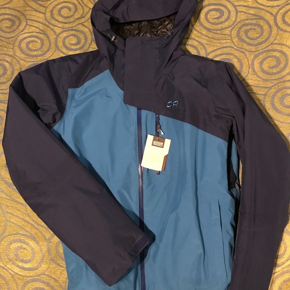 OR Tungsten Gore-Tex Insulated Ski Jacket color Cascade/Twilight